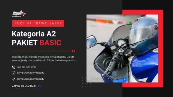 Prawo jazdy kat. A2 (PAKIET BASIC)