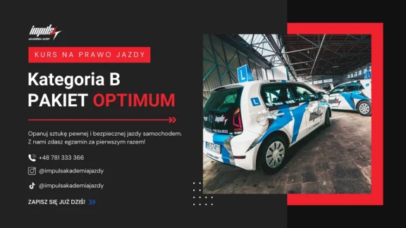 Prawo jazdy kat. B (PAKIET OPTIMUM)