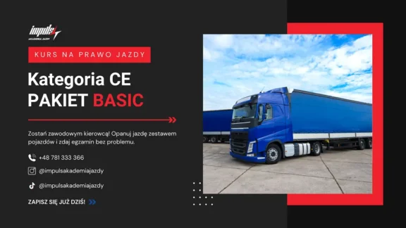 Prawo jazdy kat. CE (PAKIET BASIC)